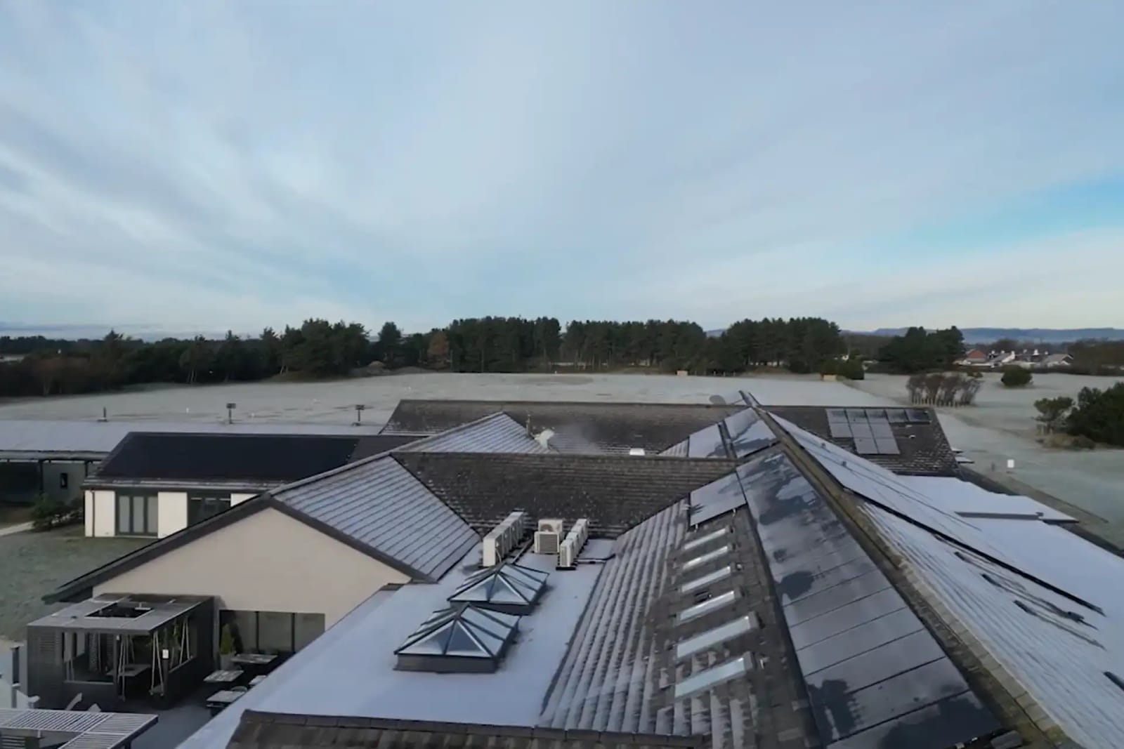 solar panels for distribution centres, typical install